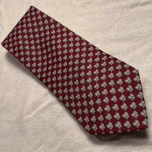 Brooks Brothers all silk, red elephant tie.